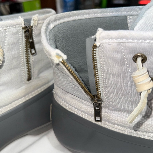 Sperry Saltwater Duck Grey Lace Up Round Toe Duck Boots STS80411 Women's Size 11 - Picture 5 of 11